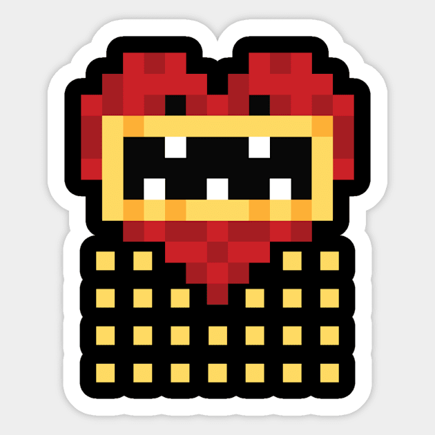 Pixelart Heart Sticker by BK55